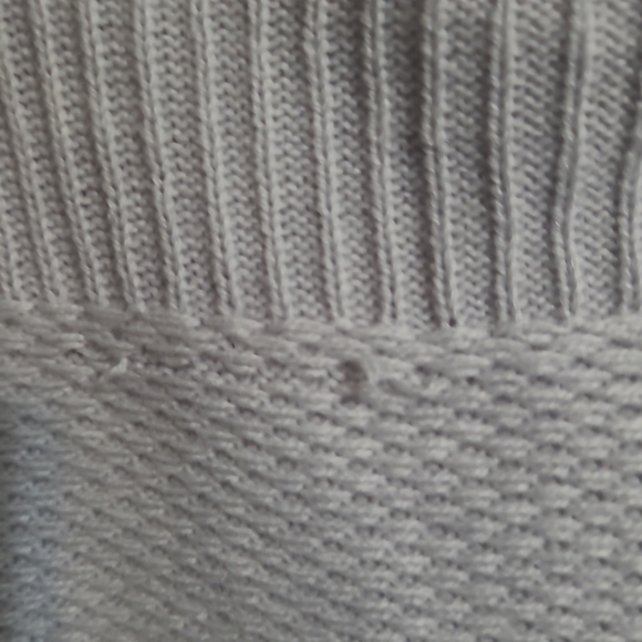 Mod X Stitch Knit 3/4 Sleeve Boat Neck Cropped Sweater XS - Picture 7 of 9